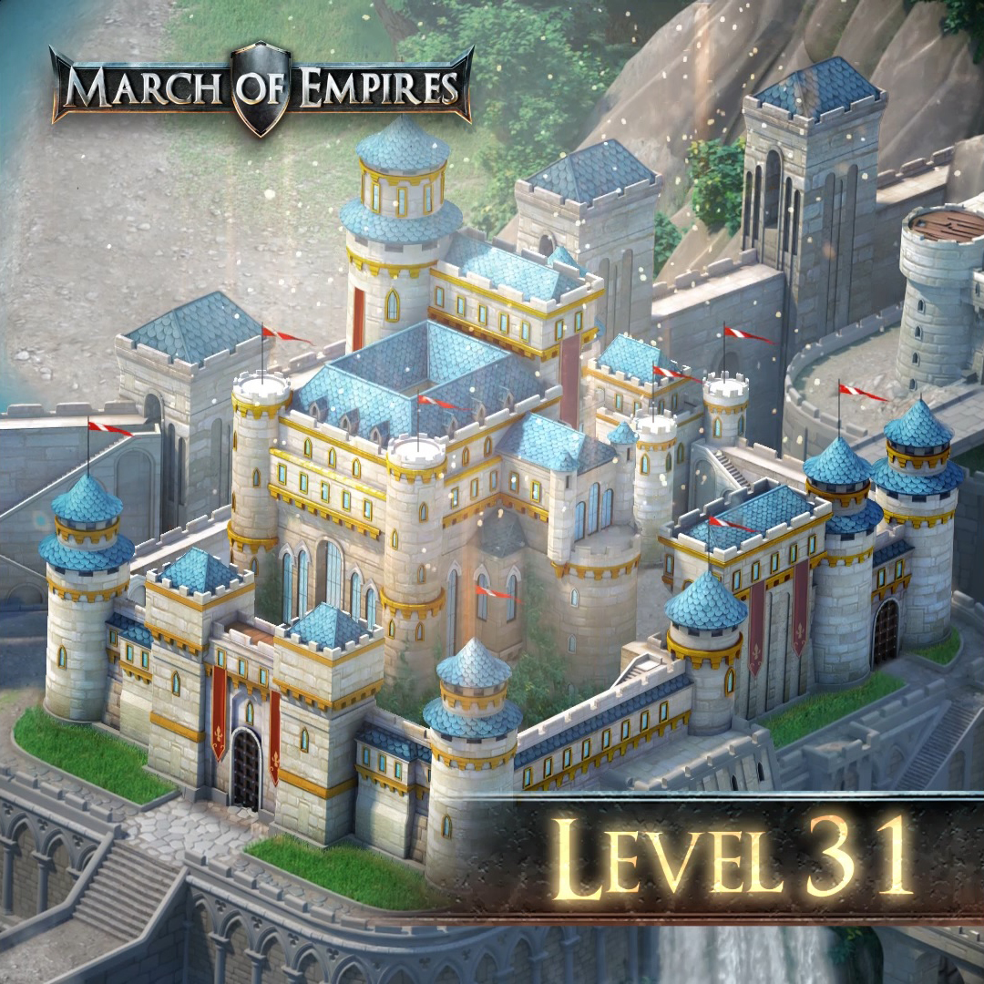 what is the highest level in march of empires war of lords