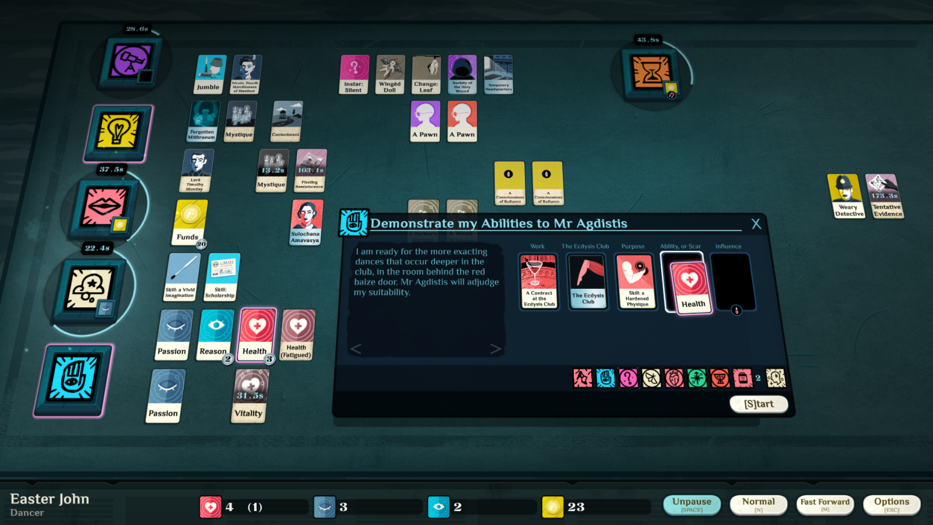 Cultist simulator танцовщица прохождение