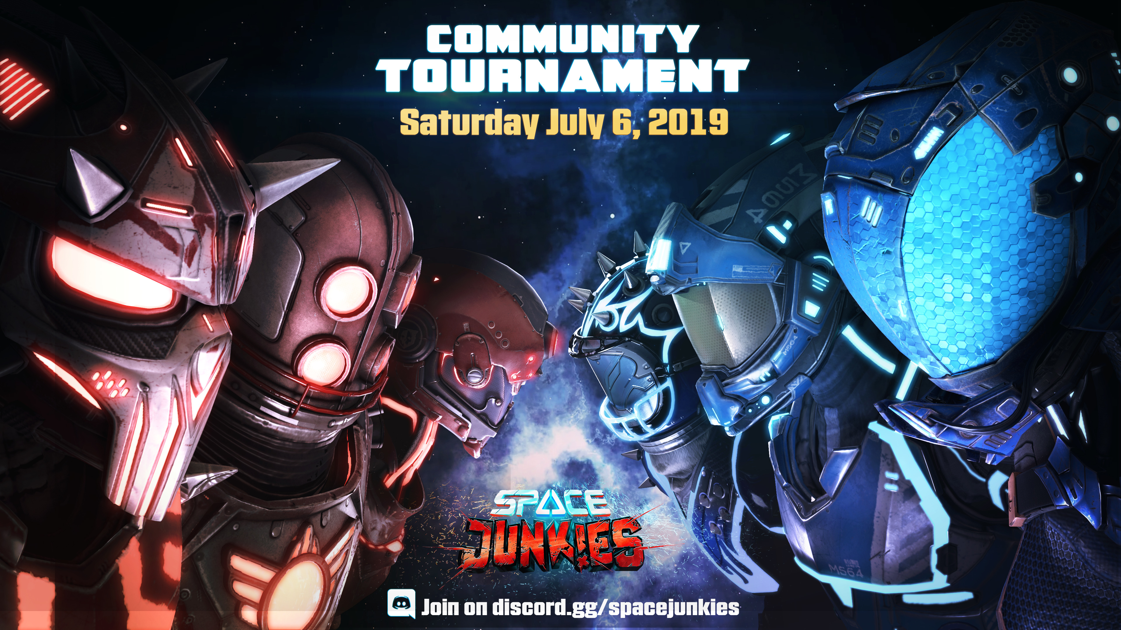 V 3 community. Space Junkies™.