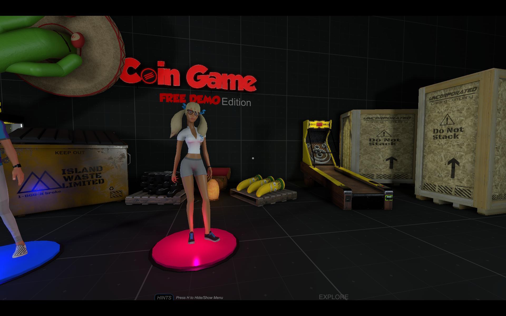 the coin game steam girl