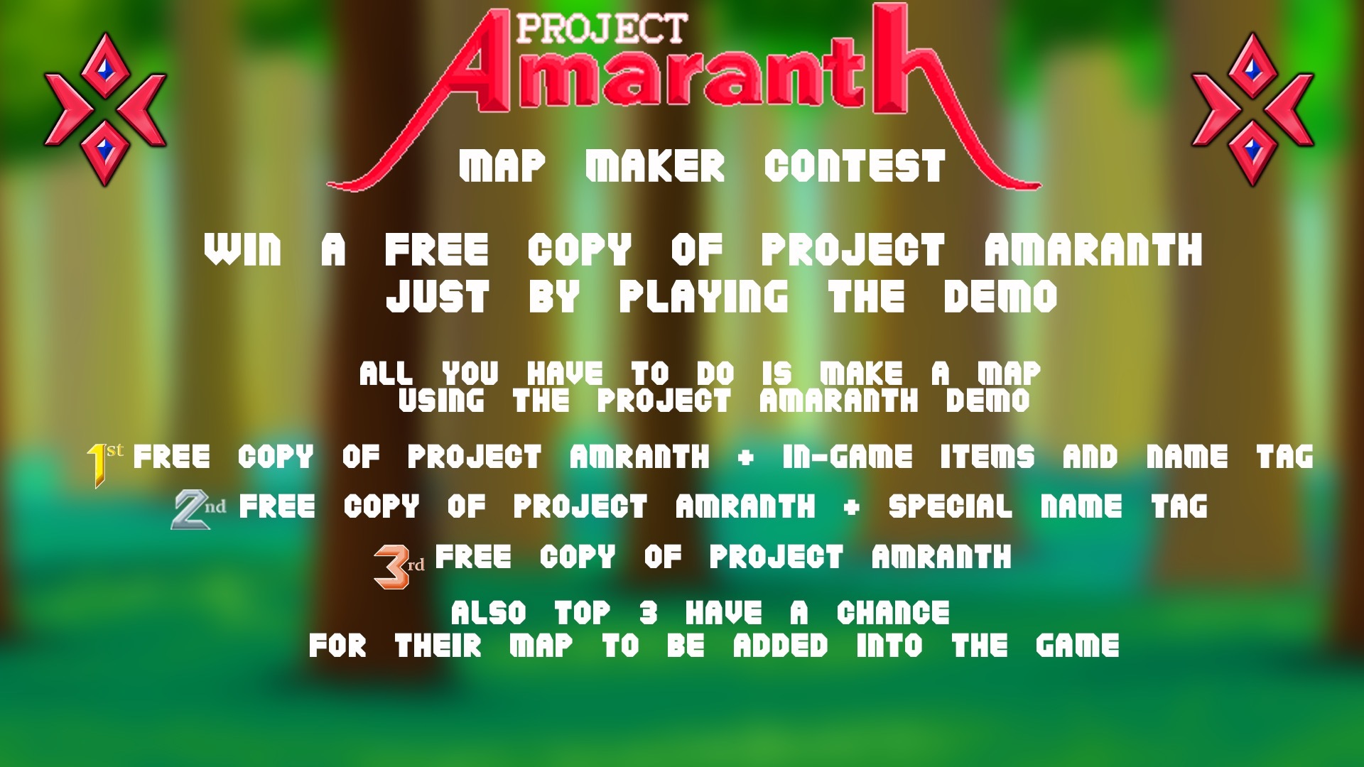 Project Amaranth The Demo And Demo Contest Are Here Steam Haberleri