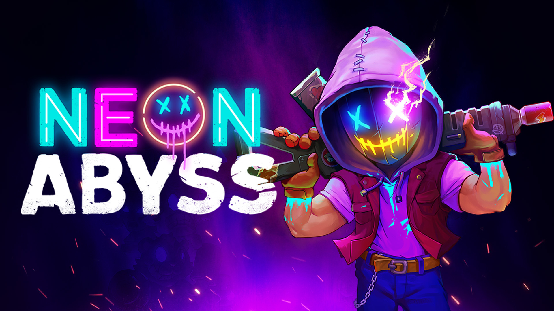 Neon abyss. Неон Abyss. Игра Neon Abyss. Неоновый Айзек. Neon Abyss ps4.