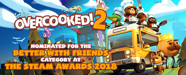 Save 25% on Overcooked! 2 on Steam
