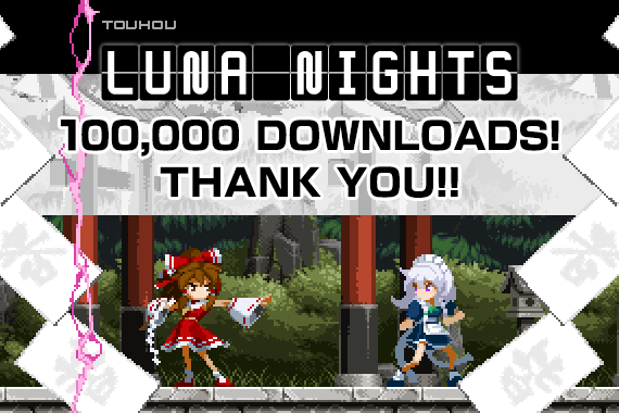 Touhou Luna Nights 100k Downloads Thank You For Your Support Dash Fixes Amp German Support Incl In Update Steam News