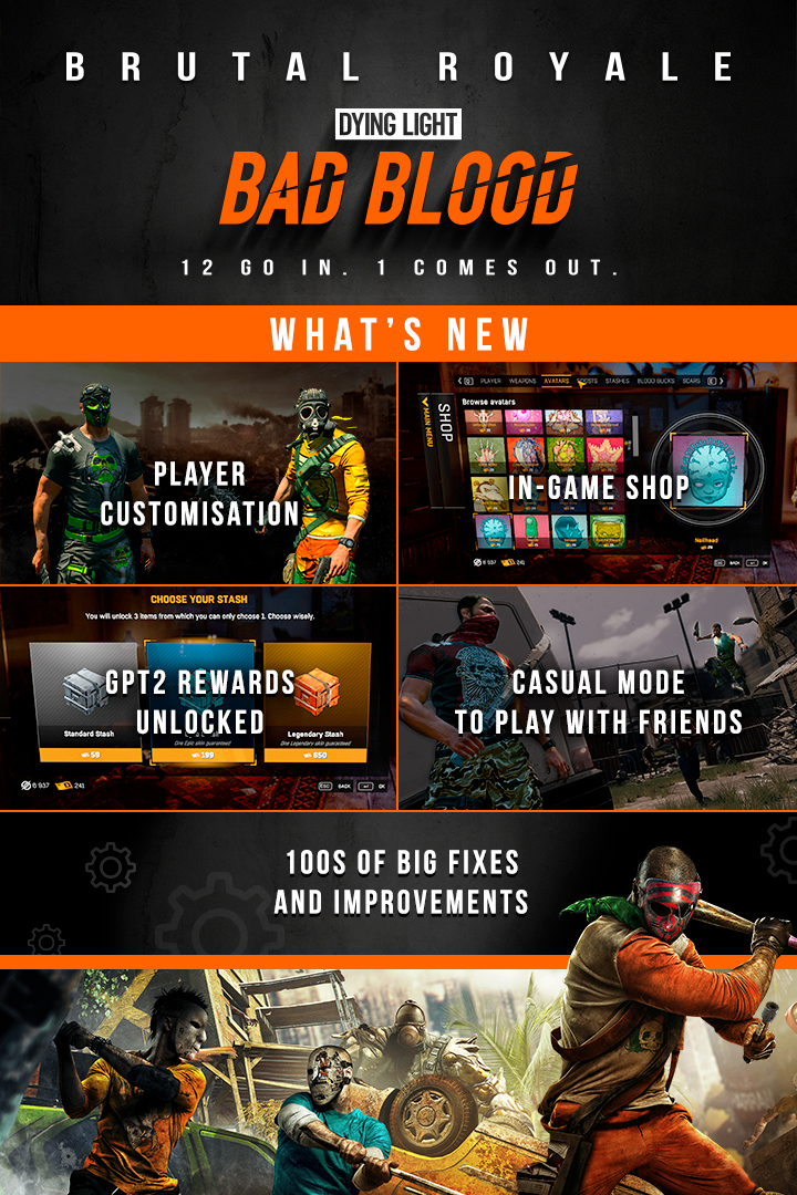 Dying Light: Bad Blood - Changes Since Global Playtests - Steam News