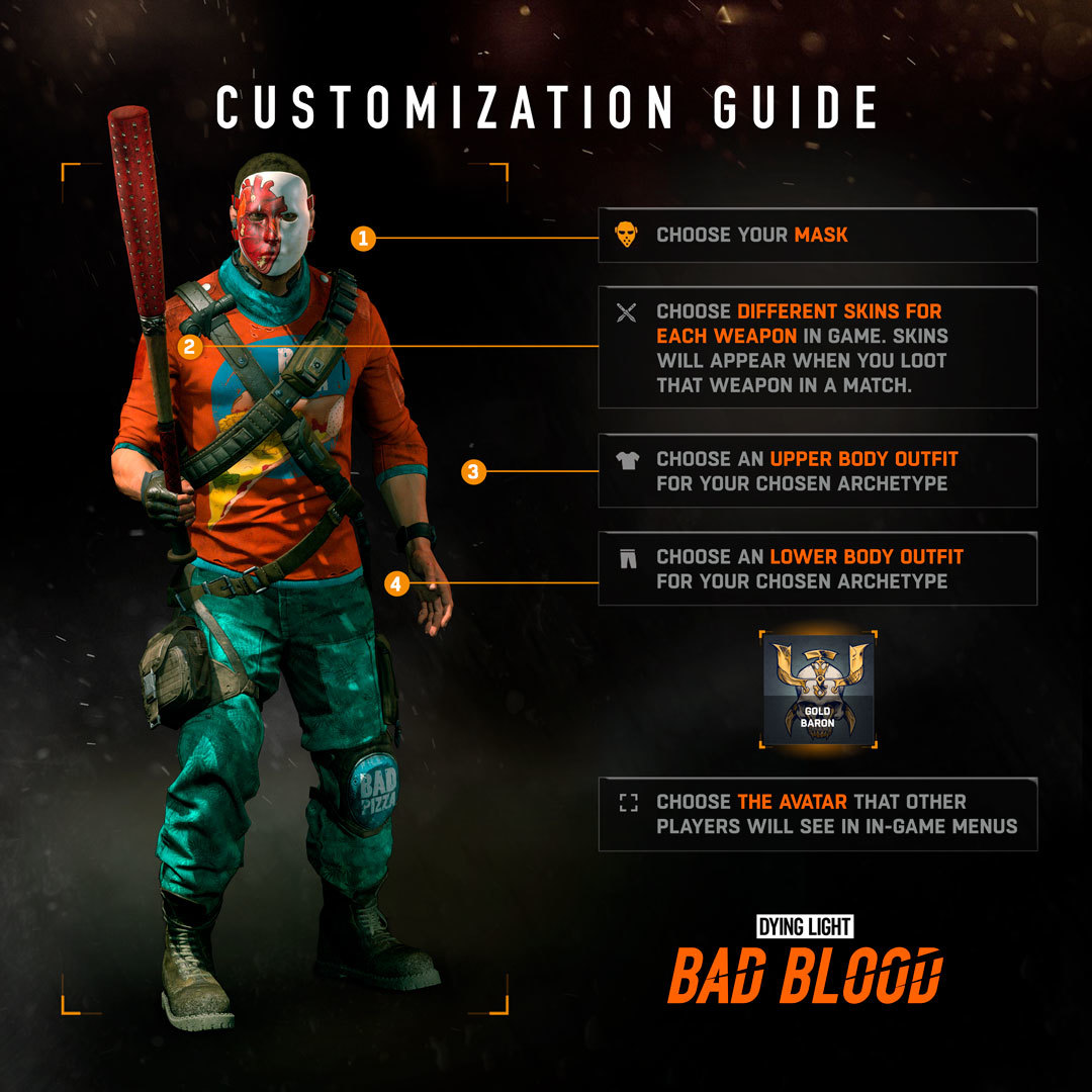 Reklame glide bred Dying Light: Bad Blood - DL: Bad Blood Customization Guide - Steam News