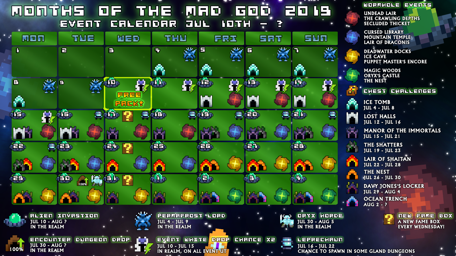 Steam :: Realm the Mad God :: Patch X.31.8 - Month of the Mad God: Invasion
