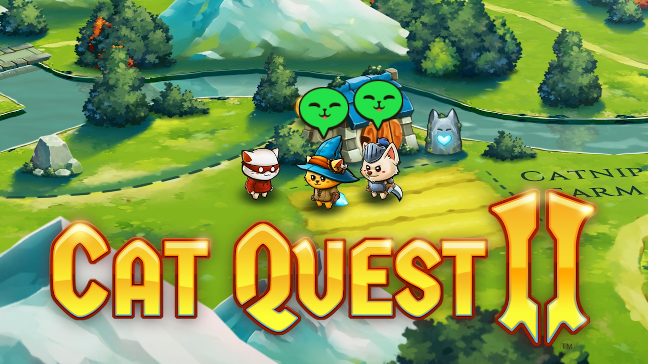 Quest 2 трансляция. Кэт квест 2. Лев Cat Quest 2. Cat Quest 2 кооператив. Cat Quest 2 на андроид.
