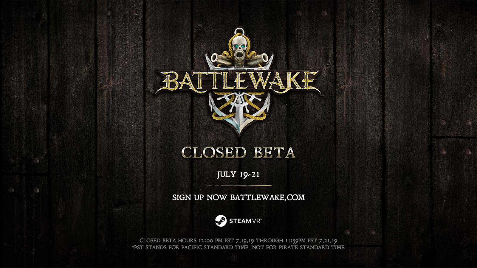 Battlewake. Closed Beta. Close steam