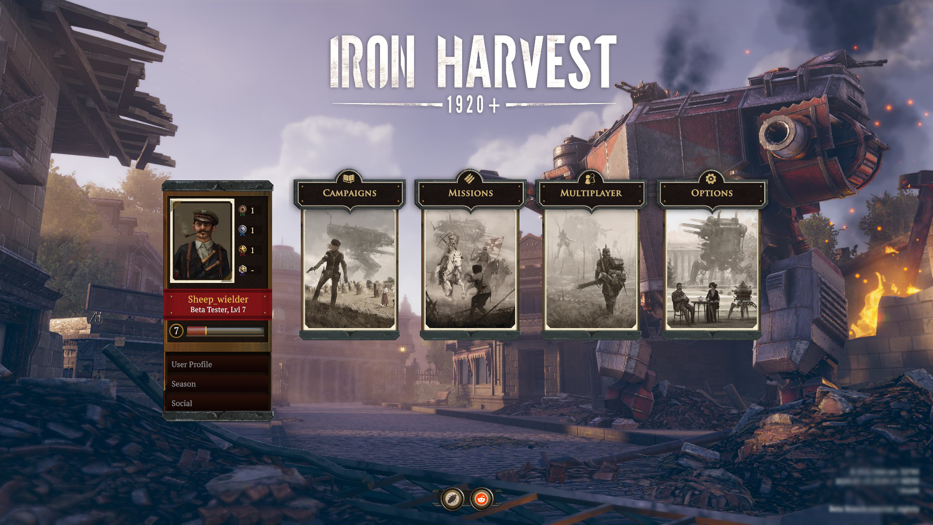 Карта мира iron harvest