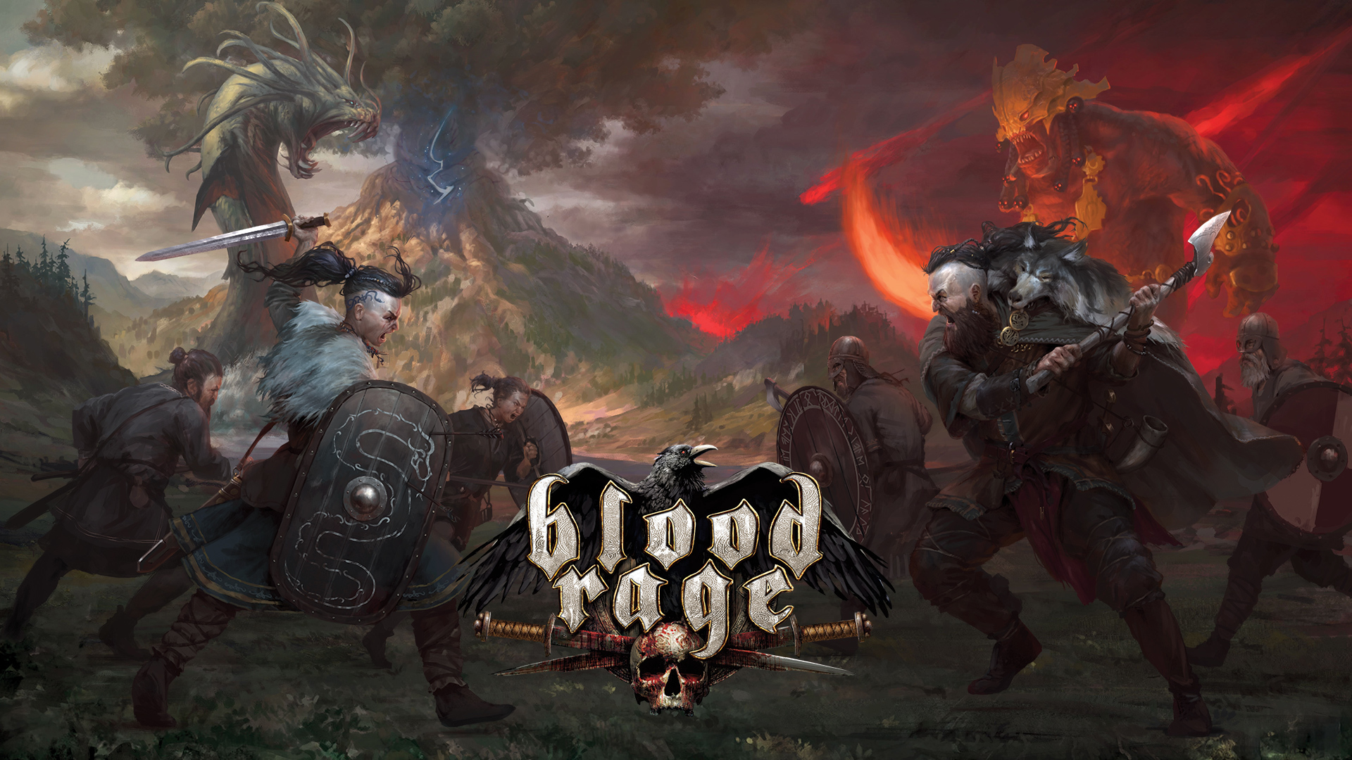 Blood Rage, the acclaimed board game, available soon on Steam! 