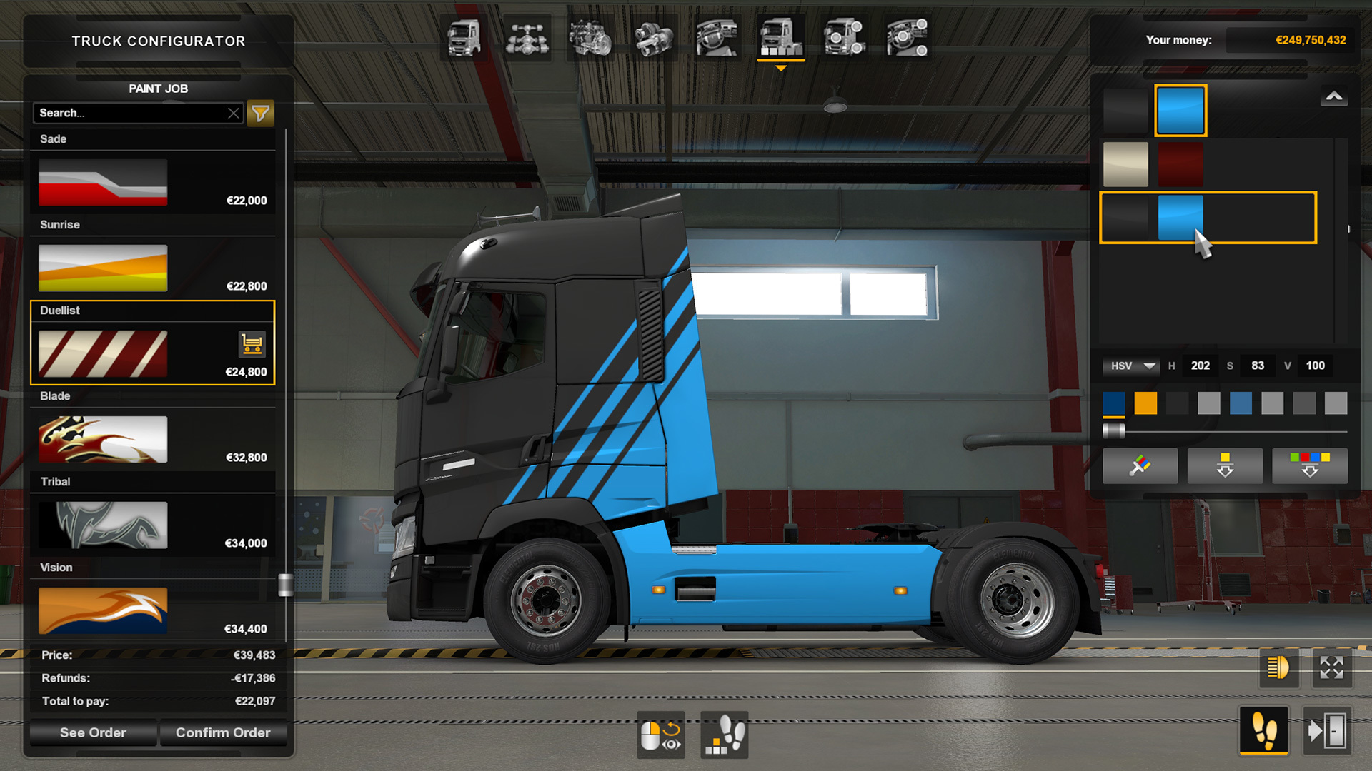 ETS2: Пакет Super Stripes Paint Jobs Pack • Euro Truck Simulator 2