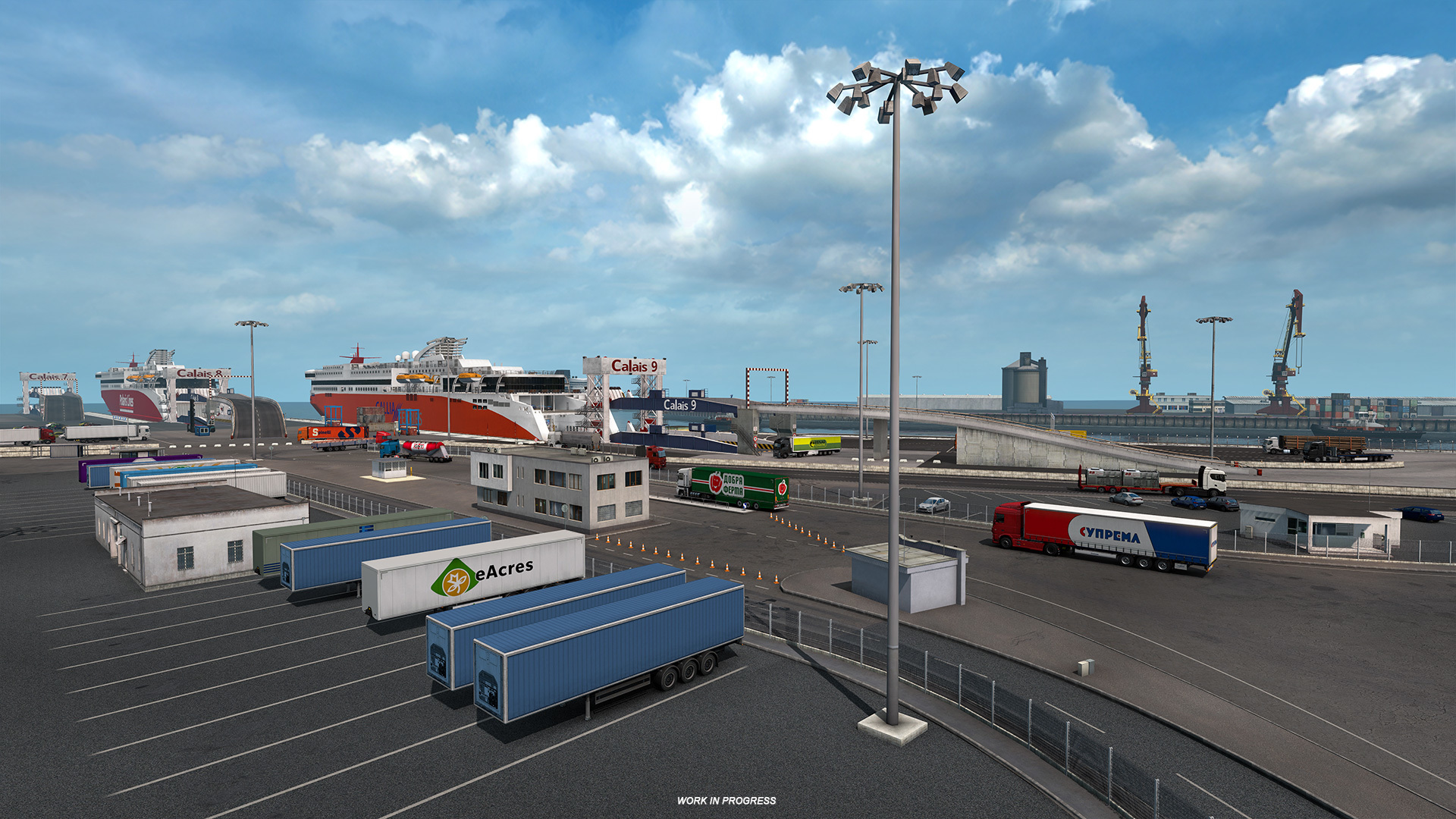 Euro Truck Simulator 2: Рескин Города Кале • Euro Truck Simulator 2