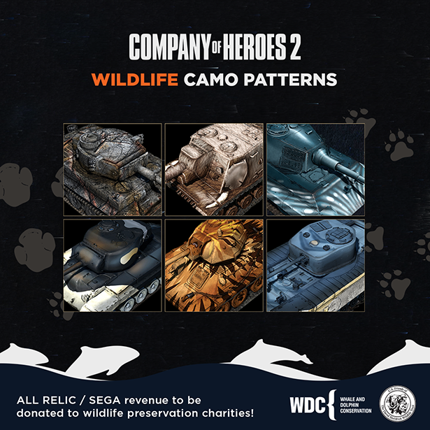 company of heroes 2 whale and dolphin conservation charity pattern pack