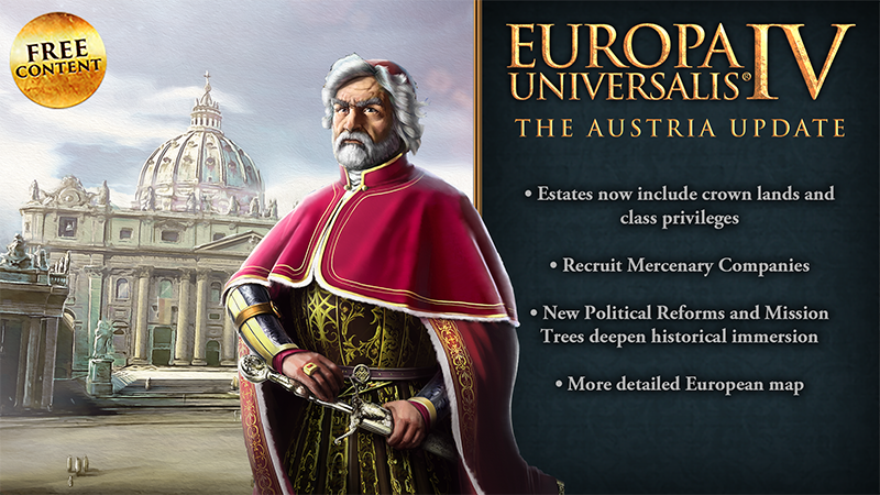 Europa Universalis Iv Eu4 1 30 1 Austria Update Live Now