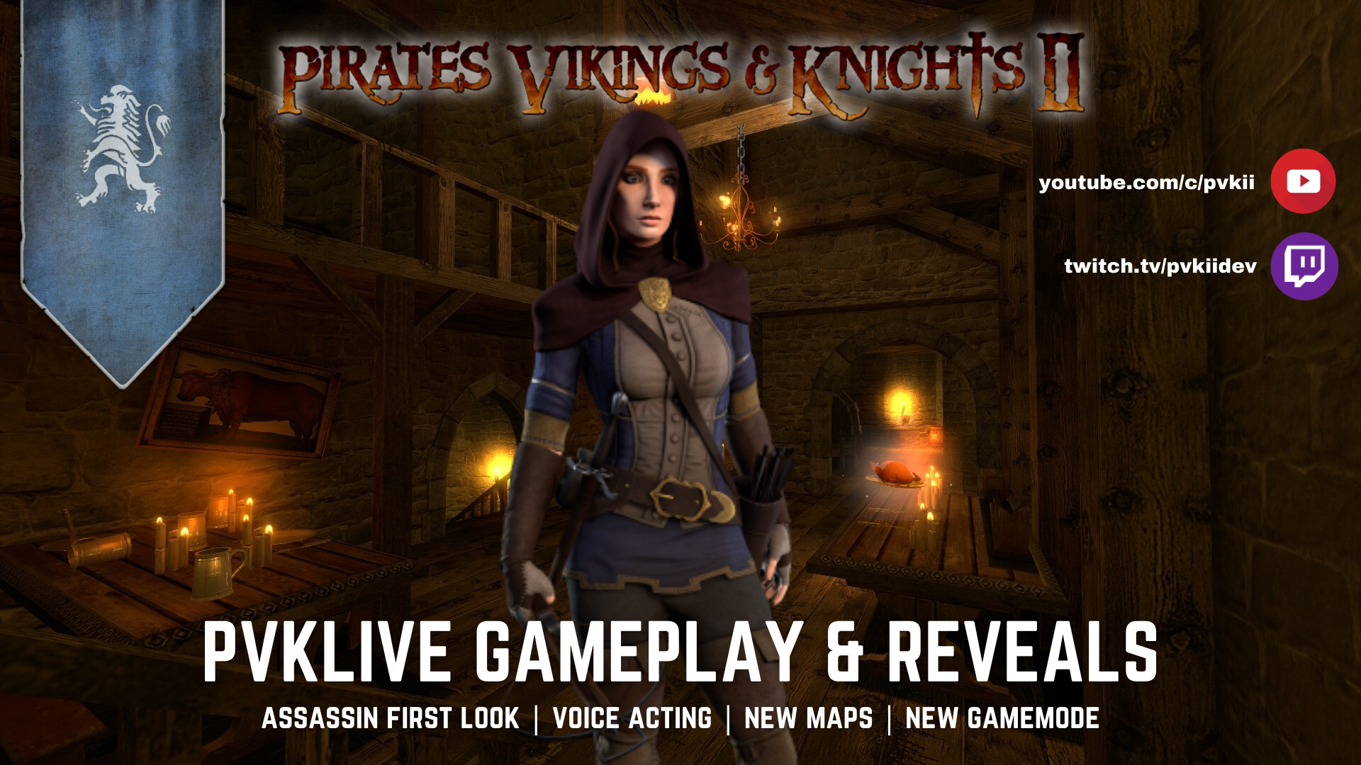 Pirates Vikings And Knights Ii Pvklive Gamplay Assassin Voice Acting New Maps And Gamemode Reveals Steam News