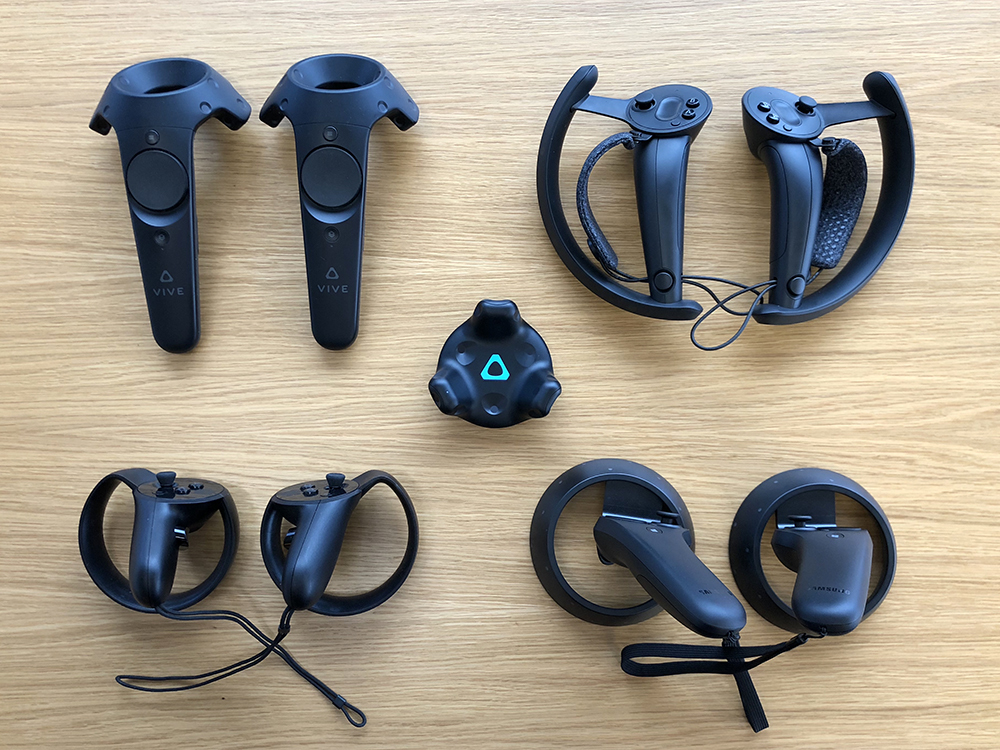 touch controllers with vive