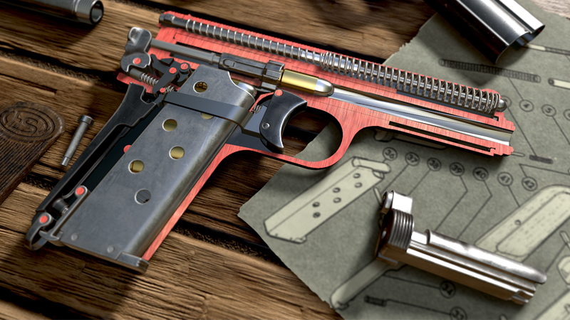 World Of Guns Gun Disassembly Frommer Stop Pistol Has Been Released For World Of Guns Steam Nyheter