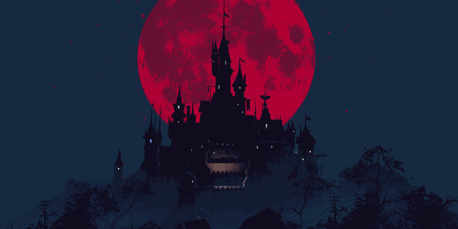 castlevania castle wallpaper