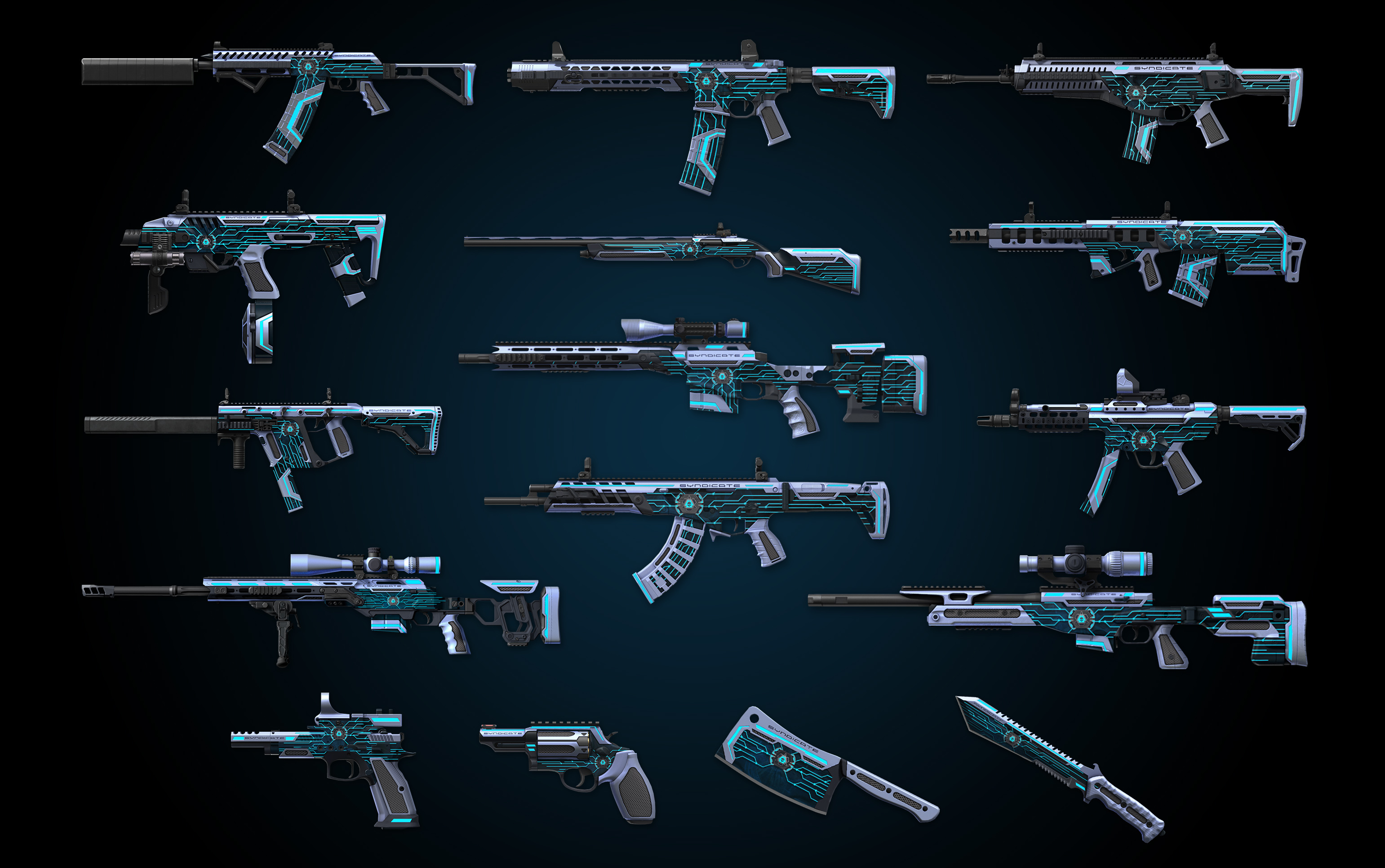 RE5 Assault rifles style and skin pack