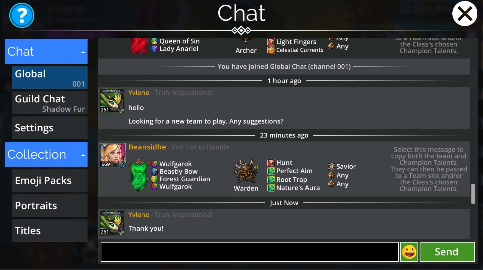 Disable guild chat