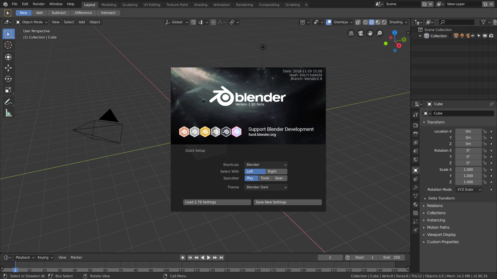 blender current version