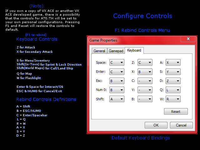 rpg maker controls settings