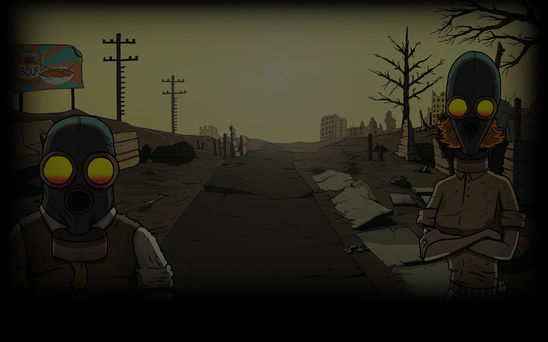 Backgrounds.Gallery | Фон - 60 Seconds! Reatomized - Wasteland