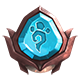 Paw Paw Paw badge Level 4: Benitoite Paw