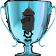 Pretty Blue Evil Trophy