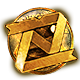 Evil West badge Level 5: RI Gold Badge