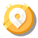 Mini Motorways badge Foil: Golden Pin