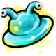 UFO 50 badge Foil: Mutant UFO