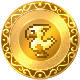 FINAL FANTASY V badge Level 5: Gold Chocobo