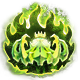 HELLCARD badge Foil: The Great Old Flush