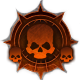Necromunda: Hired Gun badge Level 4: Veteran Ganger