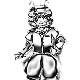 Sakuya Izayoi Gives You Advice And Dabs badge Foil: Metallic Wriggle