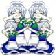 Sakuya Izayoi Gives You Advice And Dabs badge Level 3: Sakuya's Mirror Images Doing Mirror Images