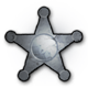 Hard West 2 badge Level 3: Silver Badge