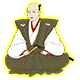 Lotion samurai badge Foil: Nobunaga
