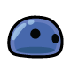Peglin badge Level 2: Blue Slime