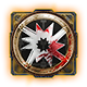 Turbo Overkill badge Foil: Chainsaw Badge
