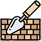 Survival: Lost Way badge Level 4: trowel and brick
