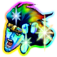 JoJo's Bizarre Adventure: All-Star Battle R badge Foil: Star Platinum