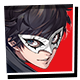 Persona 5 Strikers badge Level 1: MASKED JOKER