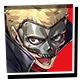 Persona 5 Strikers badge Level 2: MASKED SKULL