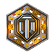 World of Tanks badge Level 3: Lieutenant