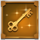 Escape Simulator badge Level 4: Gold key