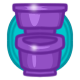 Among Ass badge Level 5: Toilet