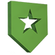 Lawn Mowing Simulator badge Level 1: 1-Star Medal